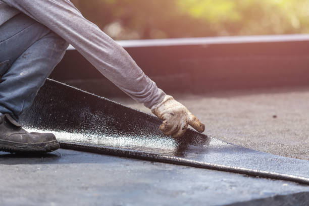 Professional Waterproofing technician working in Frederick, MD